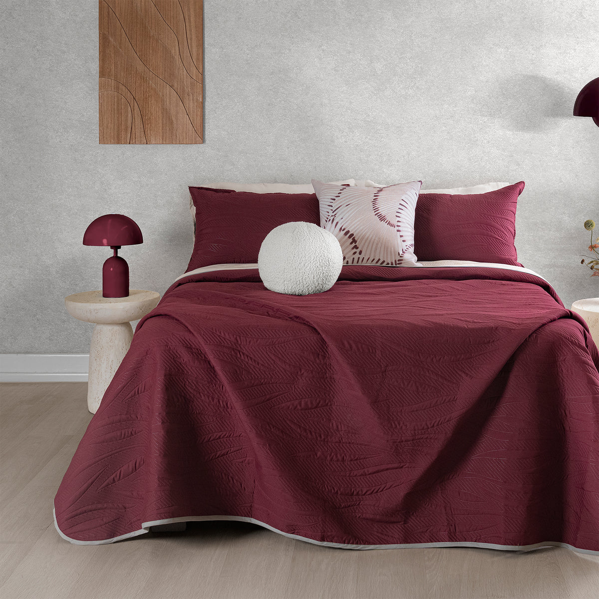 Cubrelecho Novo Merlot KS