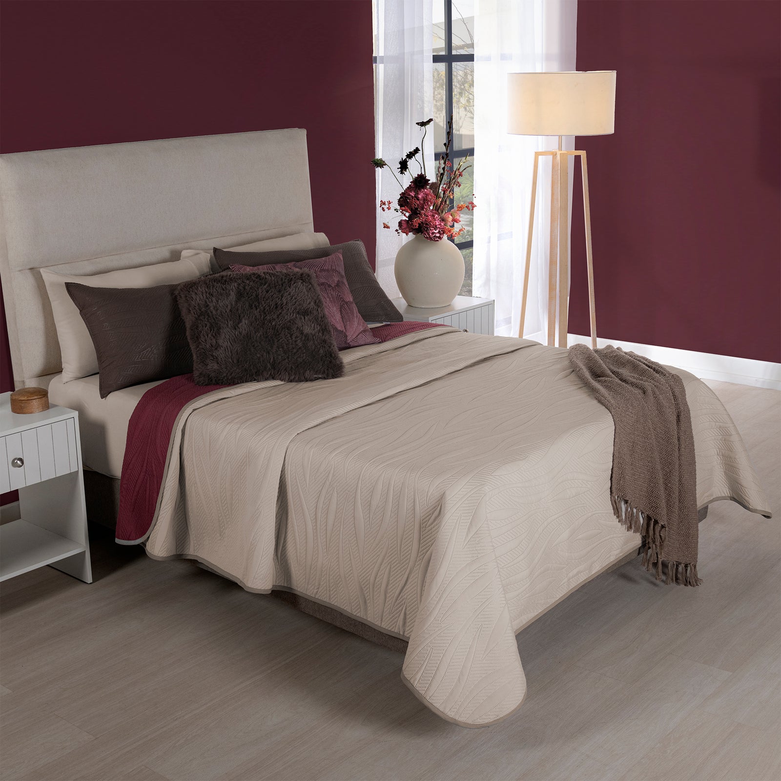 Cubrelecho Novo Merlot KS