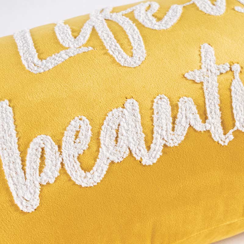 Funda De Cojín Amarelo