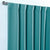 Cortinas Blackout Catania Turquesa LARGA
