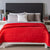 Edredón Basic Rojo KING SIZE